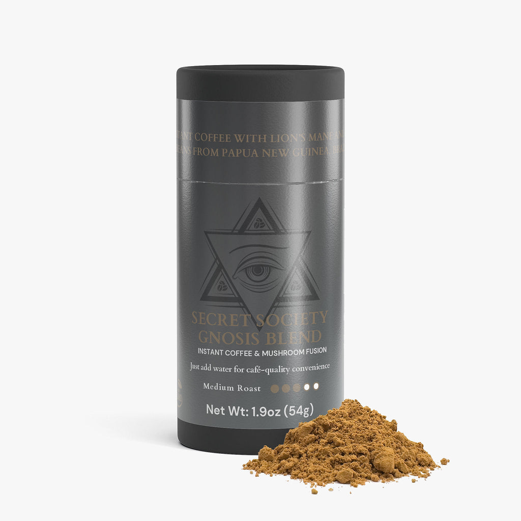 Secret Society Gnosis Blend | Chaga & Lion’s Mane Mushroom Fusion Instant Coffee-1