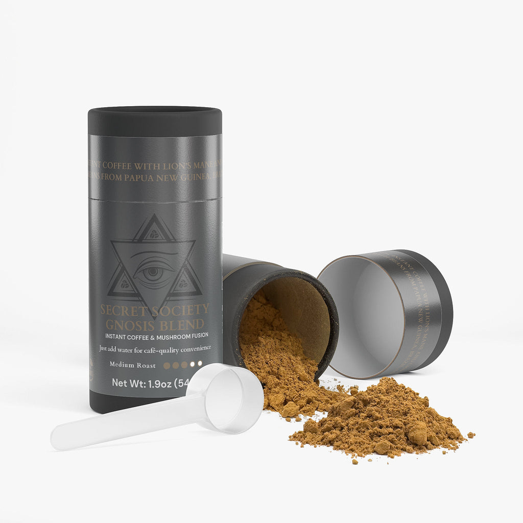 Secret Society Gnosis Blend | Chaga & Lion’s Mane Mushroom Fusion Instant Coffee-2