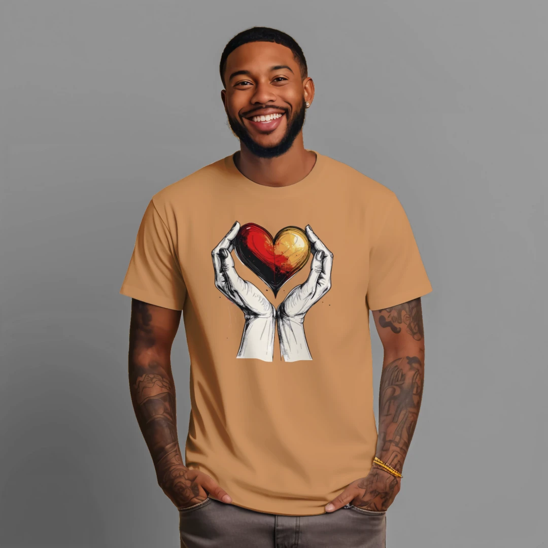 The Held Heart "Alchemy" Heavyweight Tee: A Somatic Container for Transition