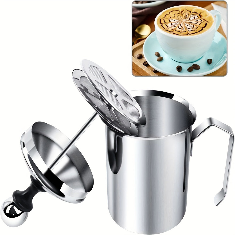 Manual Milk Stainless Steel Handheld Whisk-2