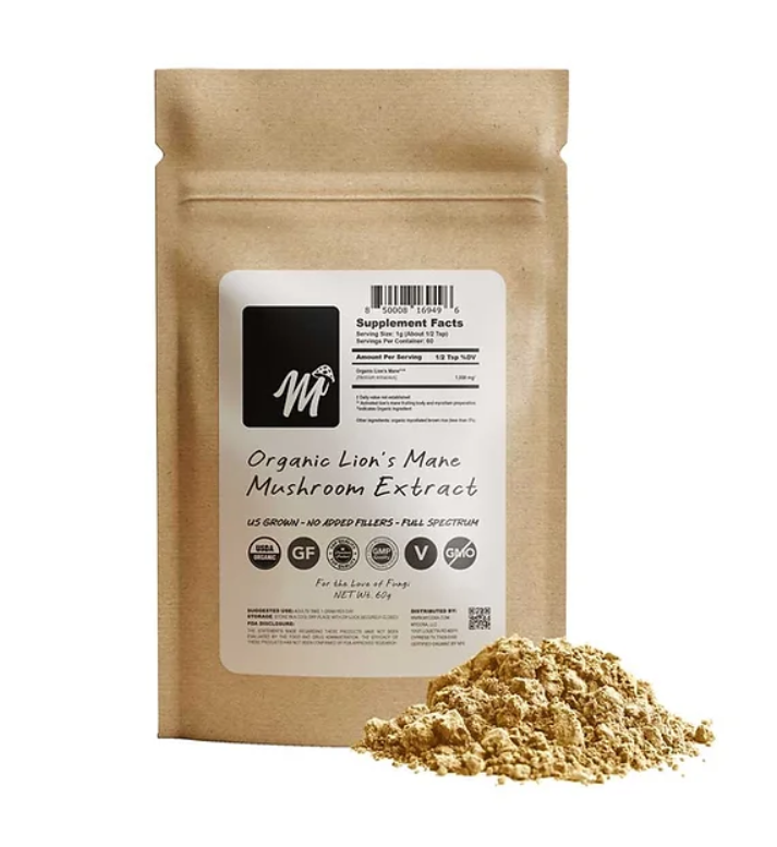 Organic Lion's Mane Mushroom Powder