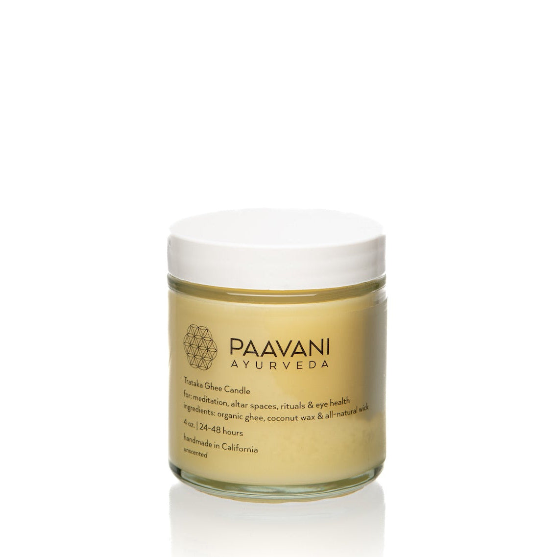 Trataka Ghee Candle | Ayurvedic Meditation Candle for Focus & Eye Health-0