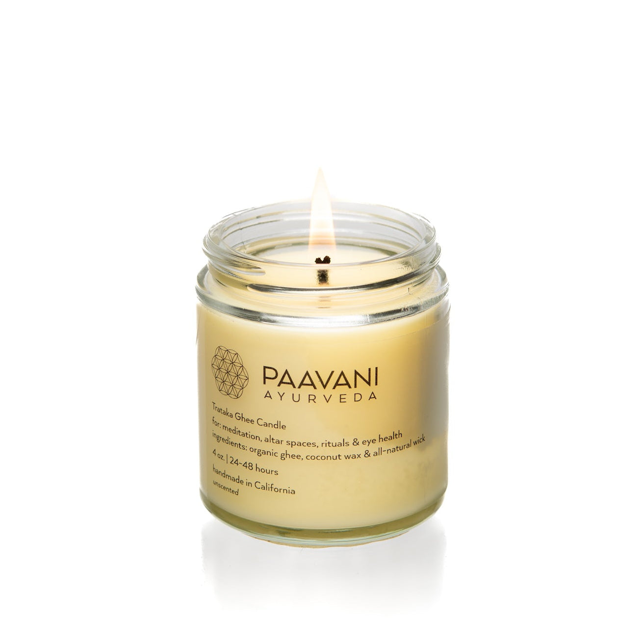 Trataka Ghee Candle | Ayurvedic Meditation Candle for Focus & Eye Health-1