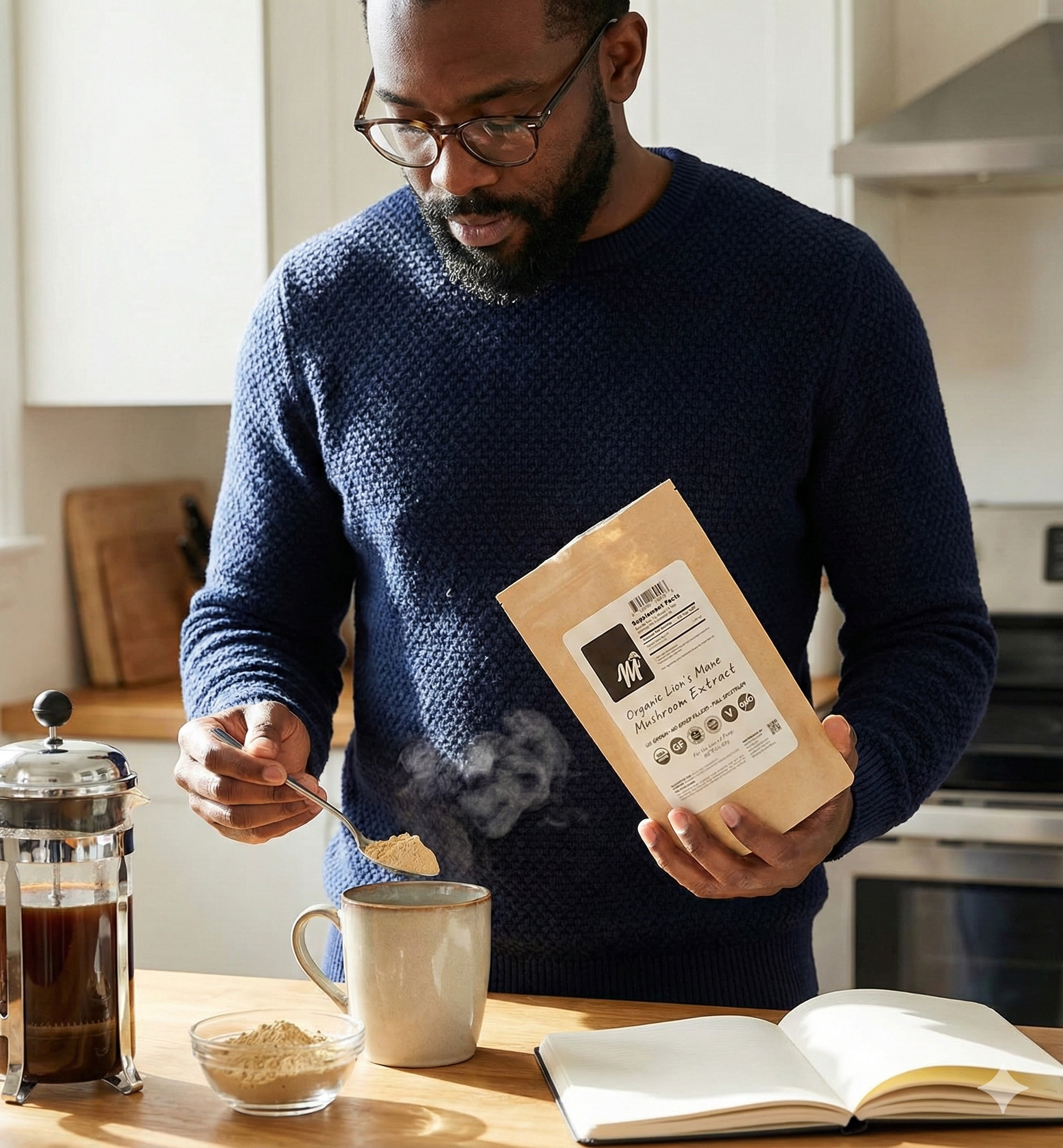 Organic Lion's Mane Mushroom Powder
