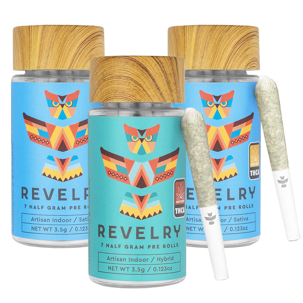 Revelry Premium Indoor Pre-Rolls (7-Pack)