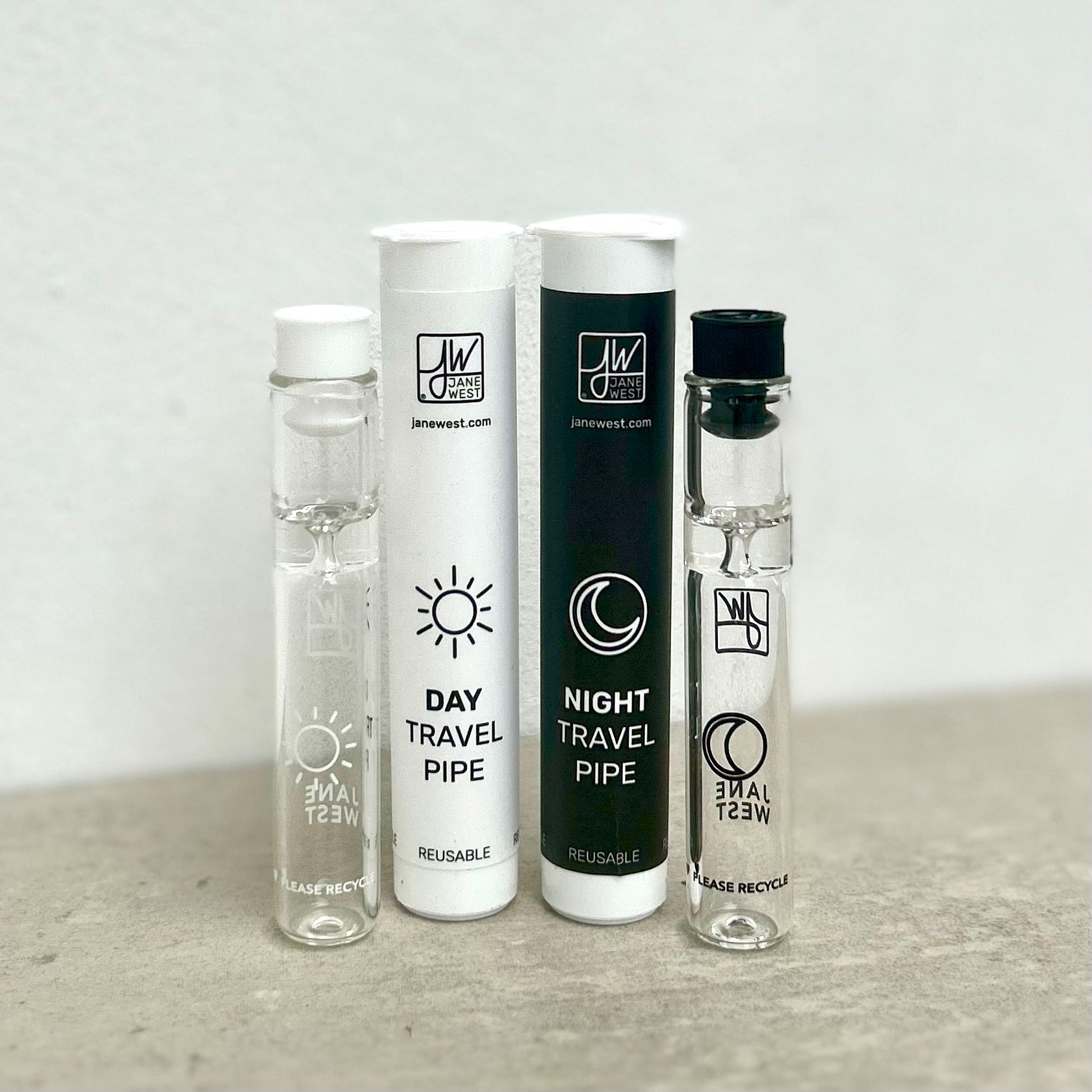 Two travel pipes with labels for 'Day Travel Pipe' and 'Night Travel Pipe' on a neutral background.