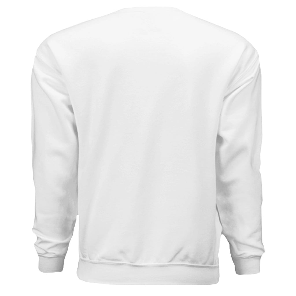 White sweatshirt on a white background
