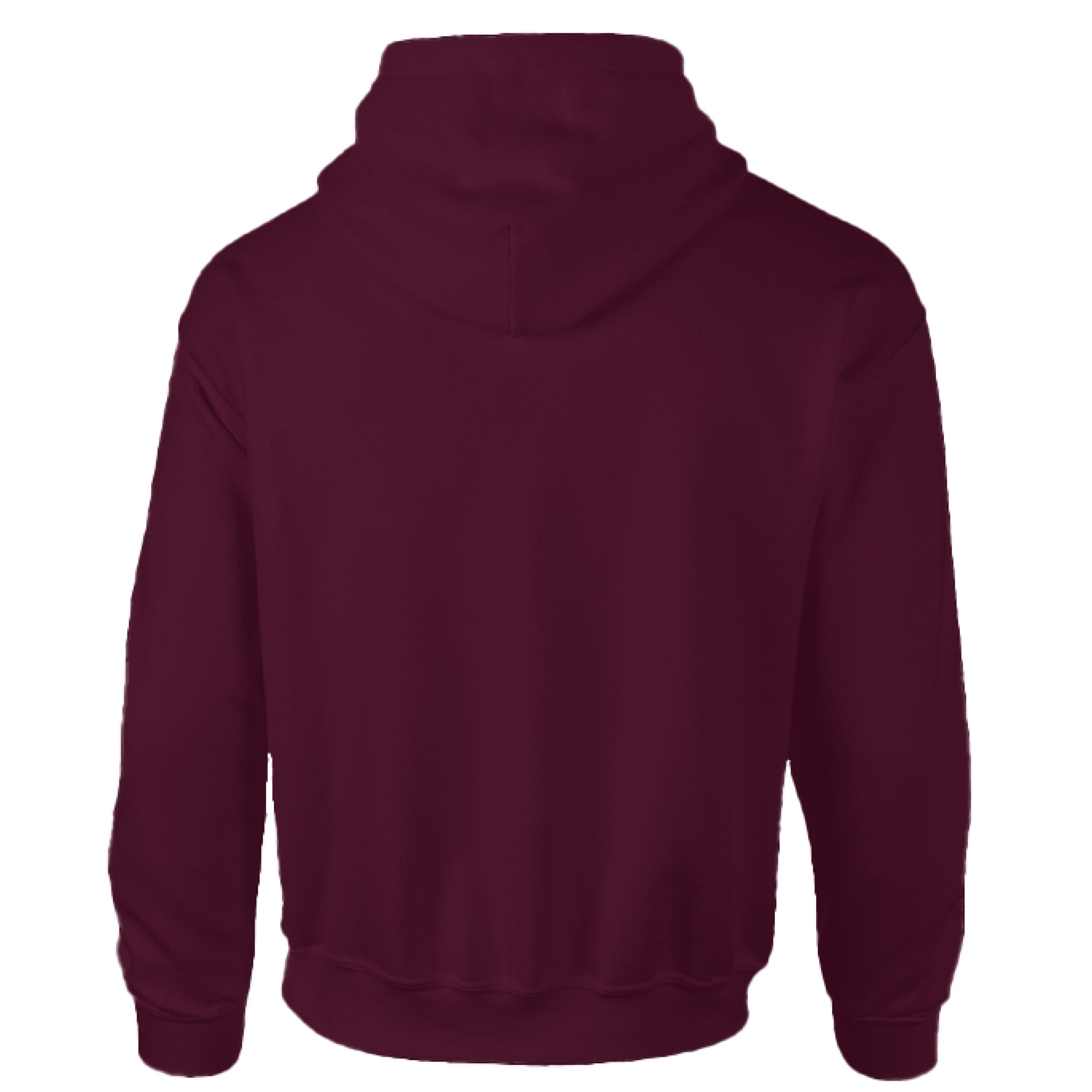 Maroon hoodie on a white background