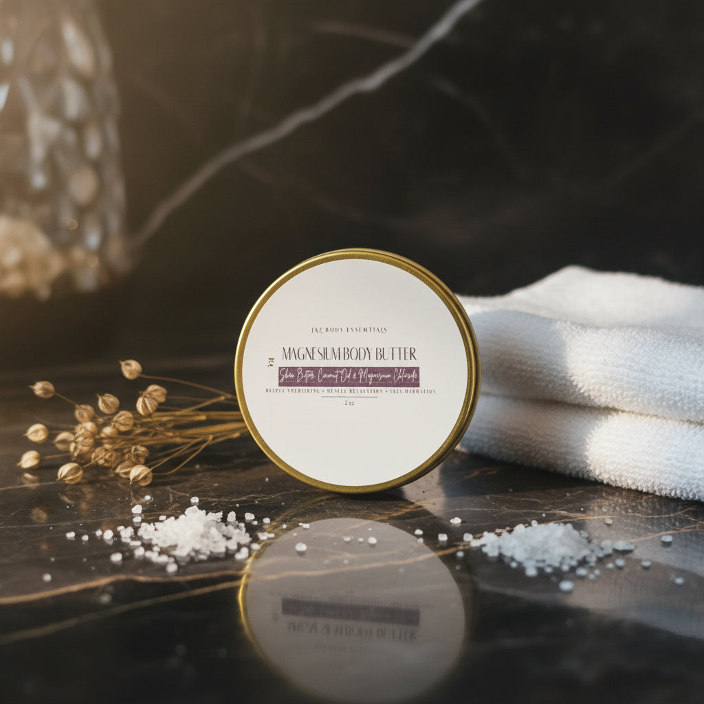 Magnesium Body Butter: The Nightly "Unclench" Ritual